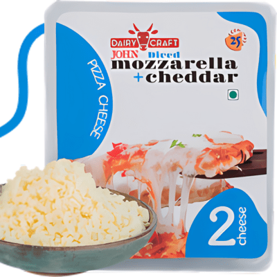 Diced 2 Cheese (Mozzarella + Cheddar)