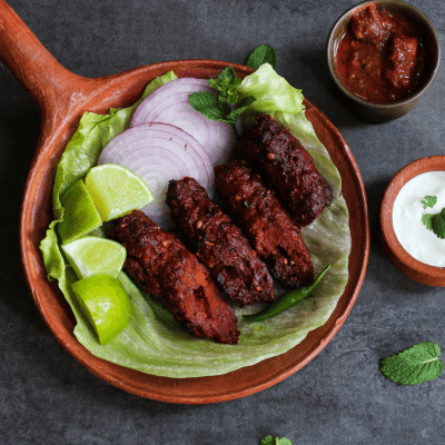 Bhuna Gosht Seekh Kebab (250 g)