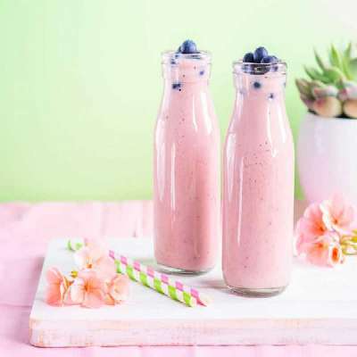 Cranberry Milk Shake