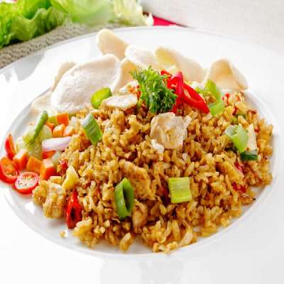 Schezwan Egg Fried Rice