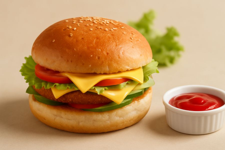 Classic Veg Cheese Burger