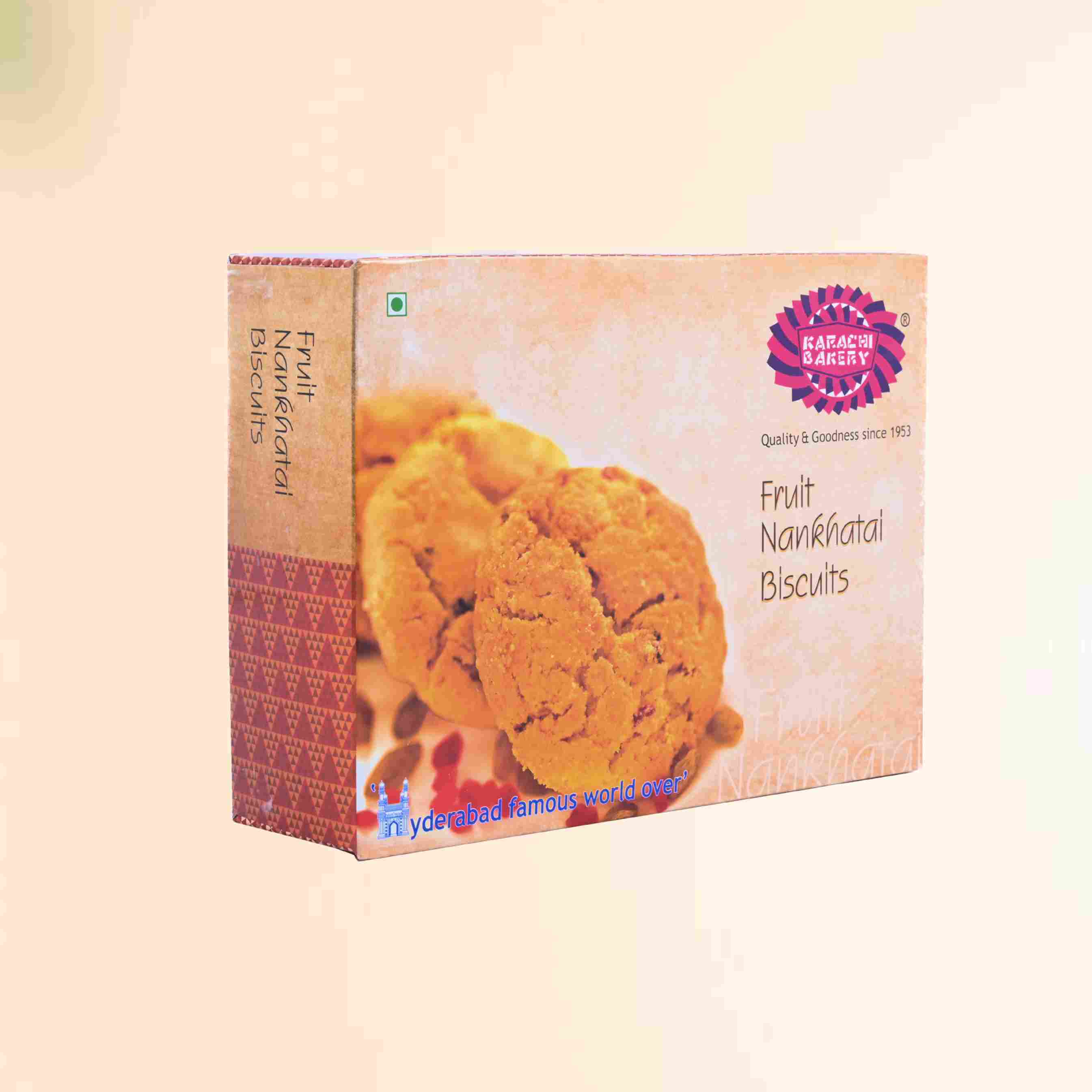 Fruit Nankhatai Biscuit 400g Mrp 220 (1 Case : 36 Boxes) U2