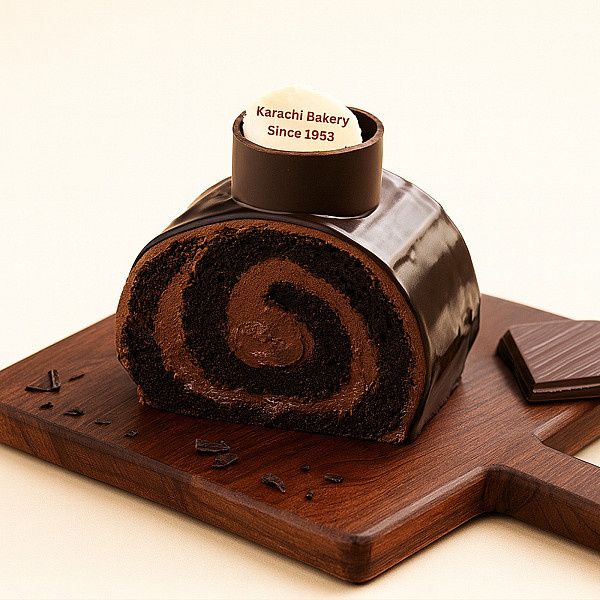 Chocolate Mousse Roulade Pastry