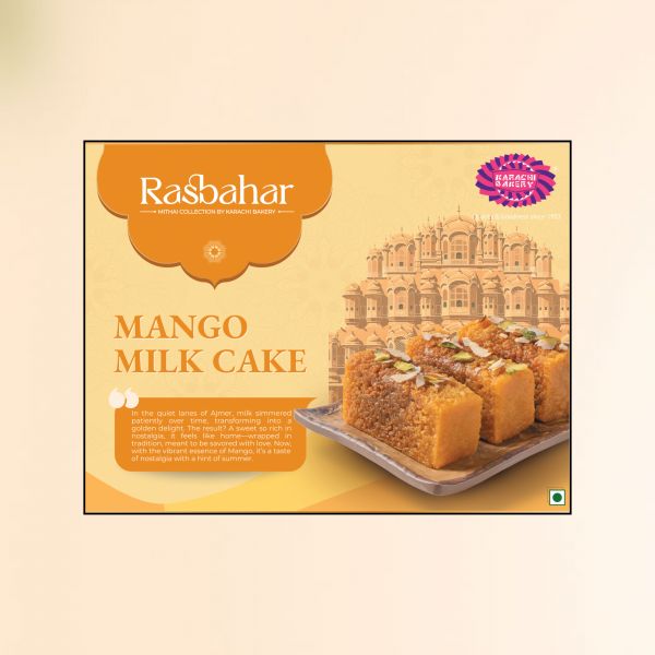 Mango Milk Cake Box