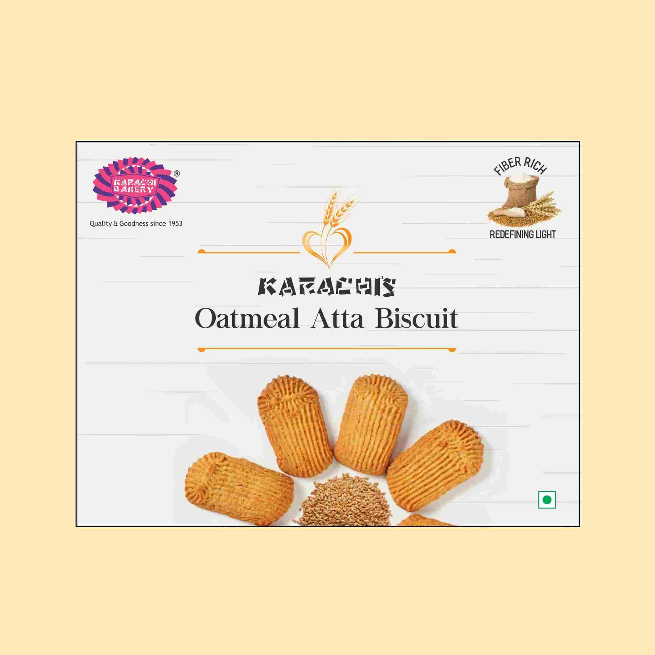 Oatmeal Atta Biscuits 400g