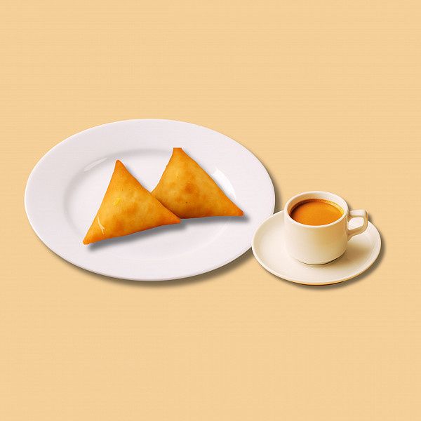 Irani Chai + Irani Samosa 2pc