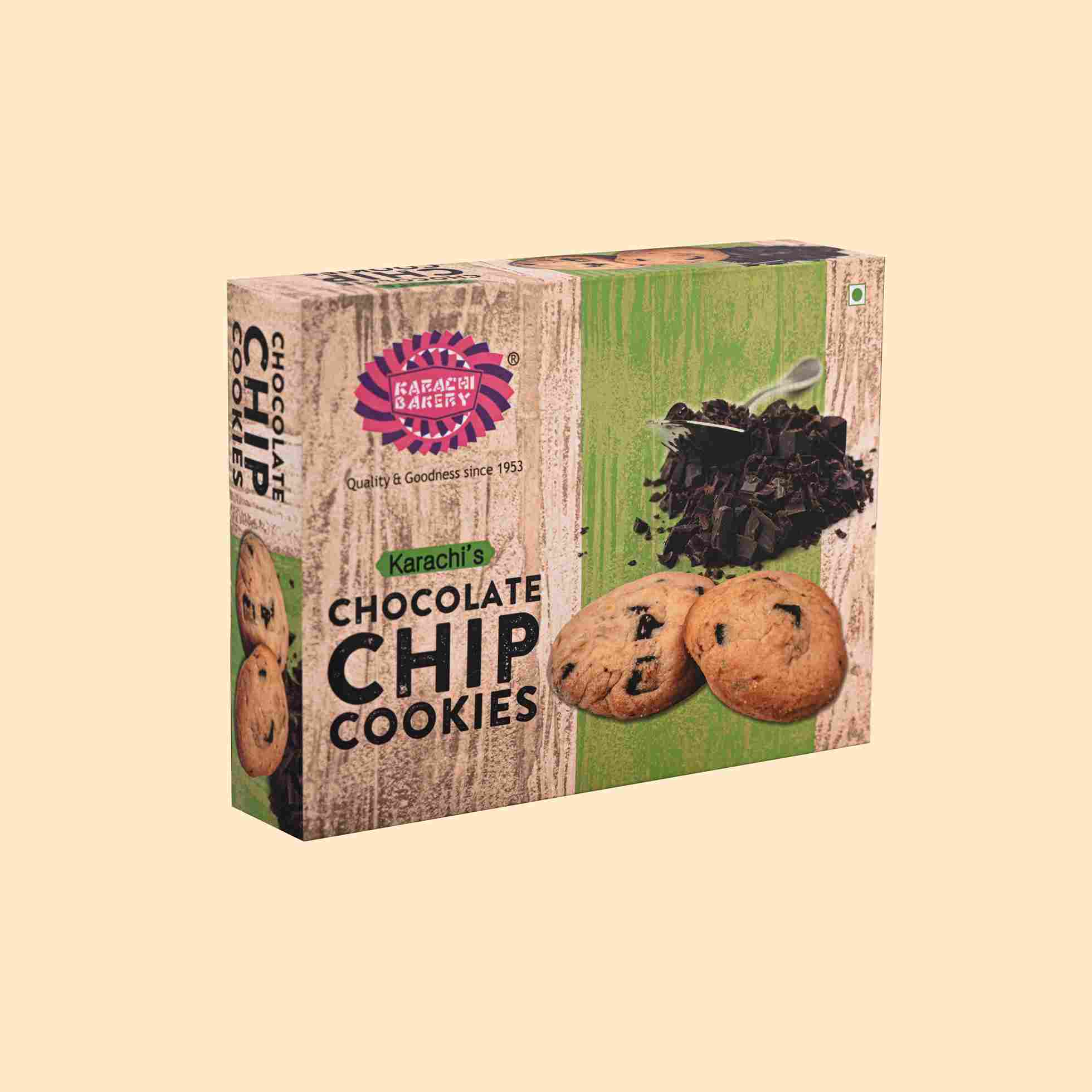 Chocolate Chip Cookies 250g Mrp 235 (1 Case : 54 Boxes) U2