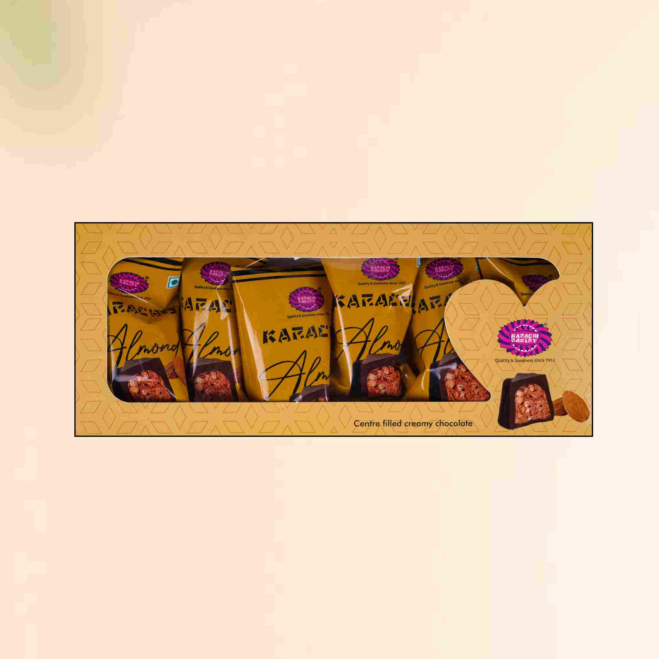 Karachi's Almond Bon Bon 60g (6 Pc Box)