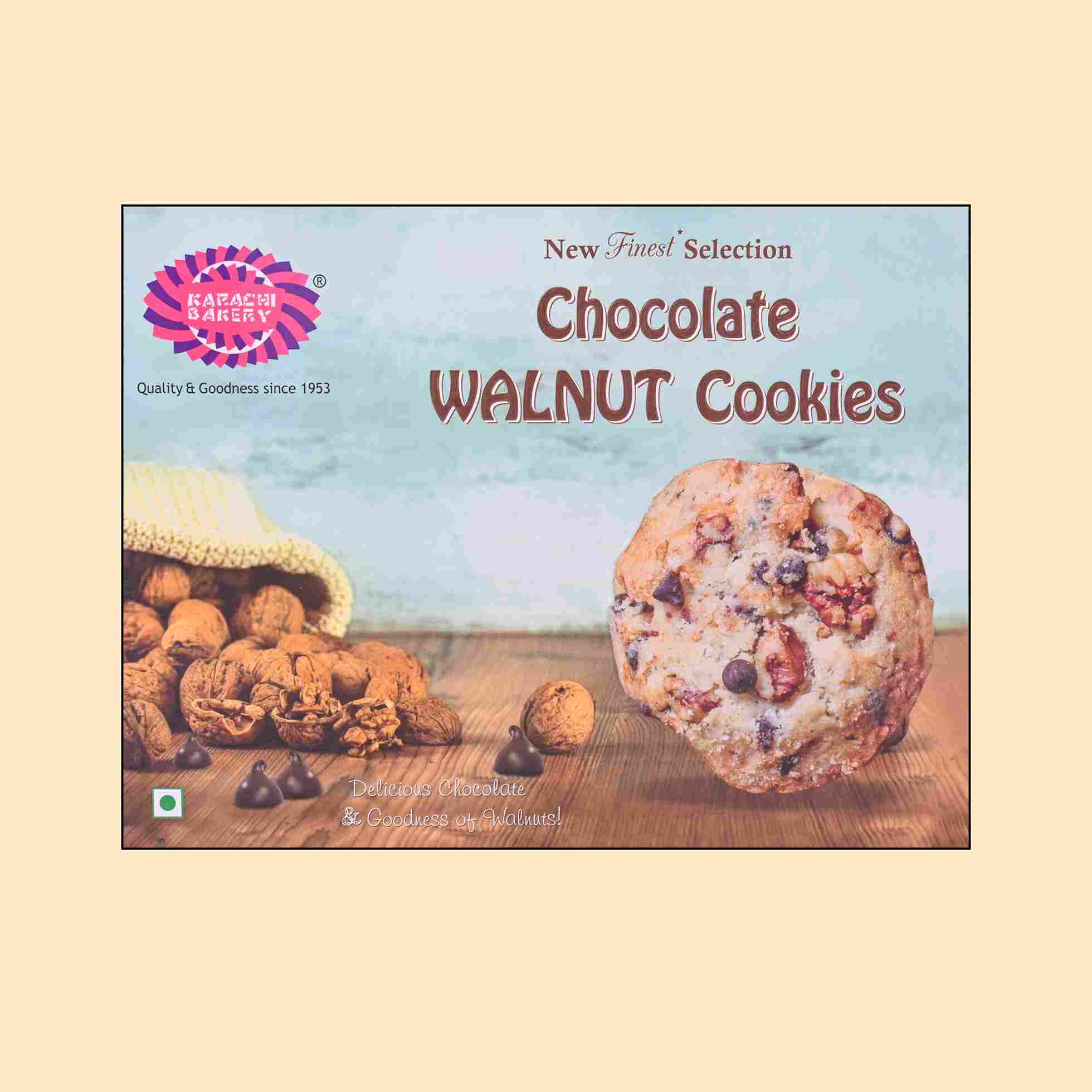 Chocolate Walnut Cookies 250g Mrp 300 (1 Case : 54 Boxes) U3