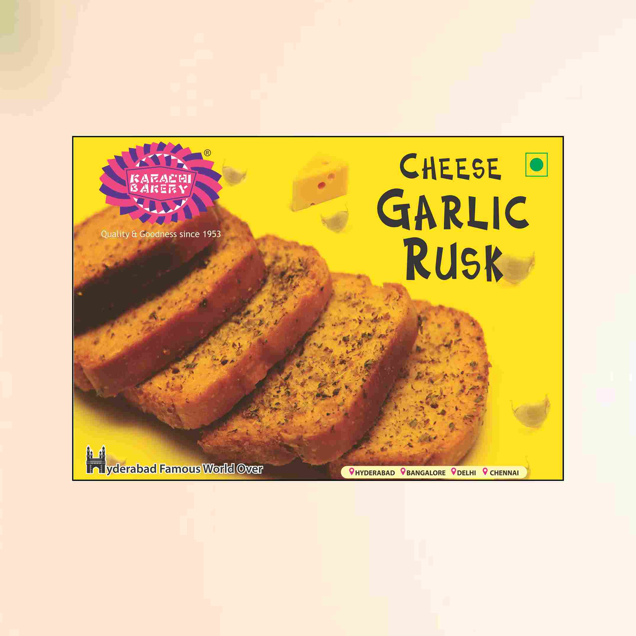 Cheese Garlic Rusk 250g