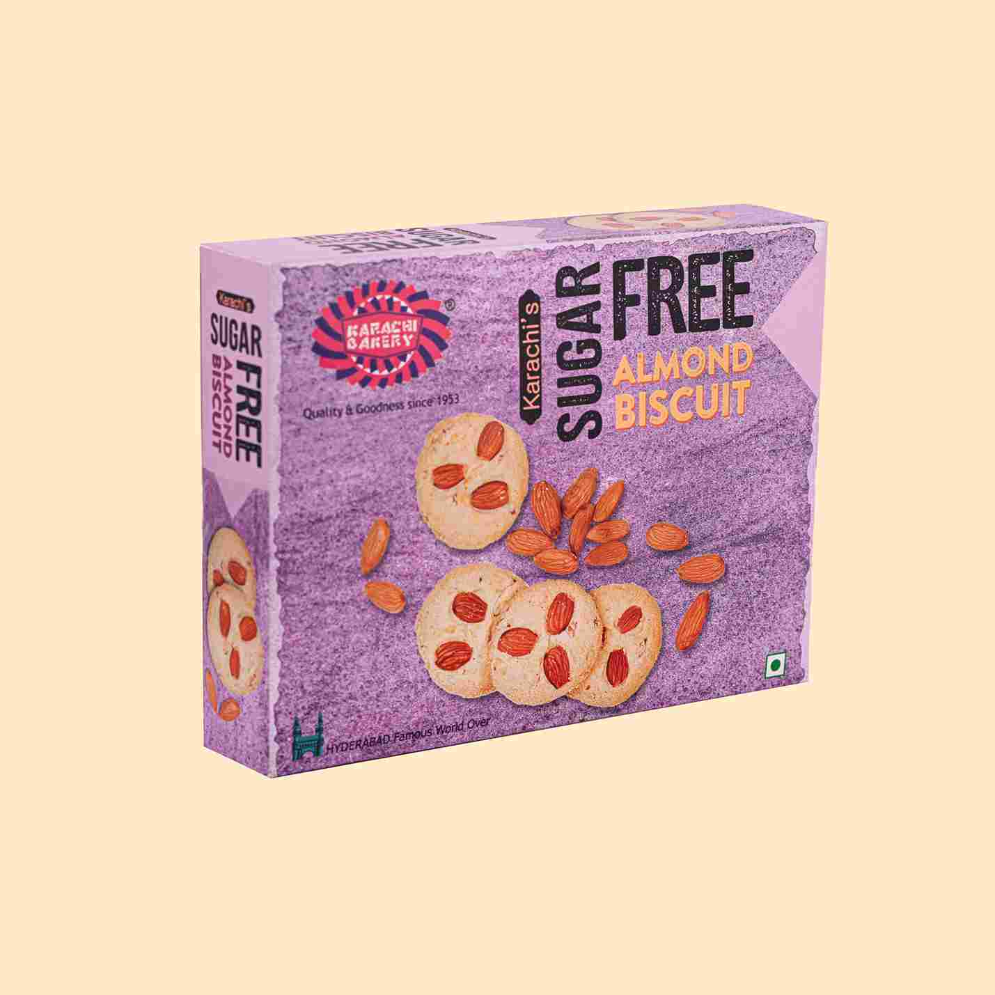 Sugar Free Almond Biscuit 300g Mrp 240(1 Case : 54 Boxes)