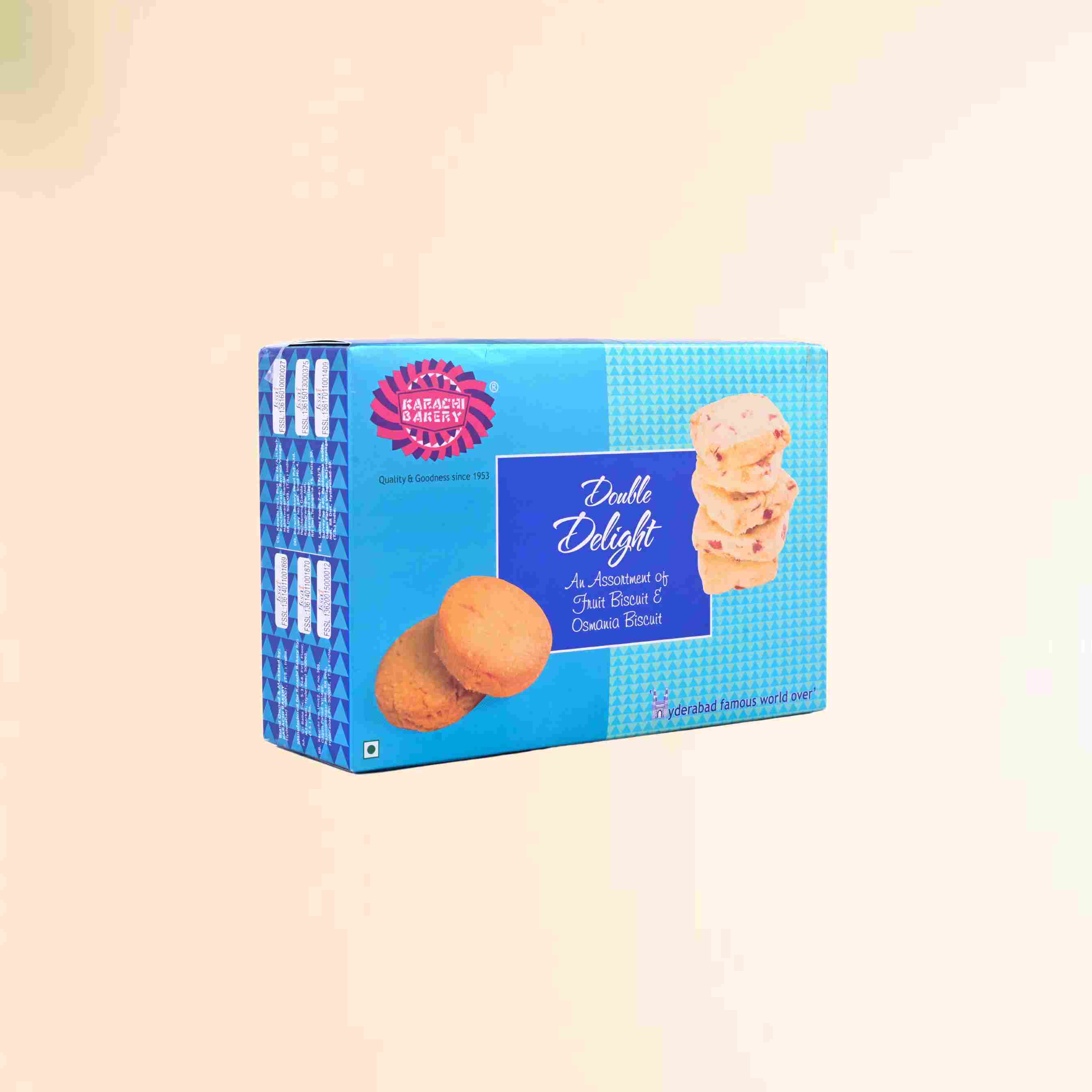 Double Delight - Osmania & Fruit 400g Mrp 240 (1 Case:30Boxes) U3