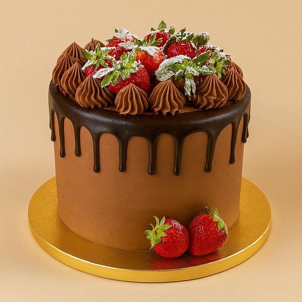 Chocolate Mousse Strawberry Cake 1kg