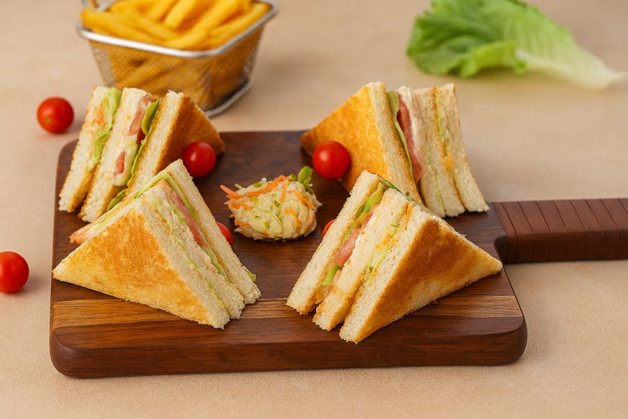 Veg Club Sandwich