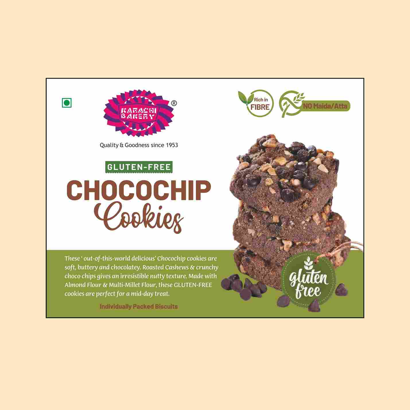 Choco Chips Cookies (Gluten Free) 250g