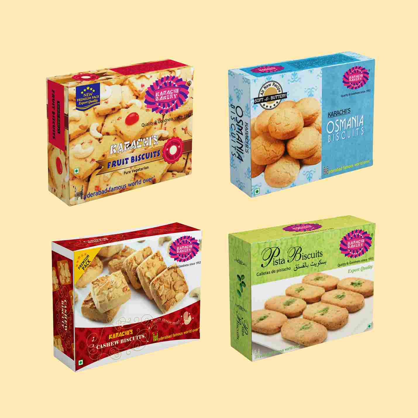 Karachi's 200g Starter Pack, 1 Case : MRP 7055 ( 1 Case : 66 Boxes )