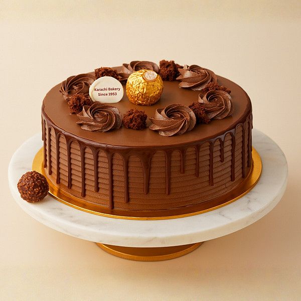 Ferrero Rocher Ice Cream Cake (1 Kg)