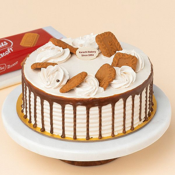 Lotus Biscoff Ice Cream Cake [o]