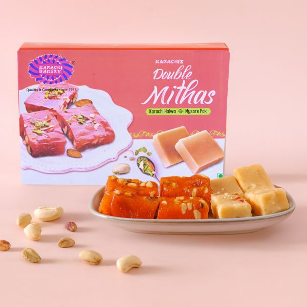 Double Mithas (Karachi Halwa & Mysore Pak) 400G
