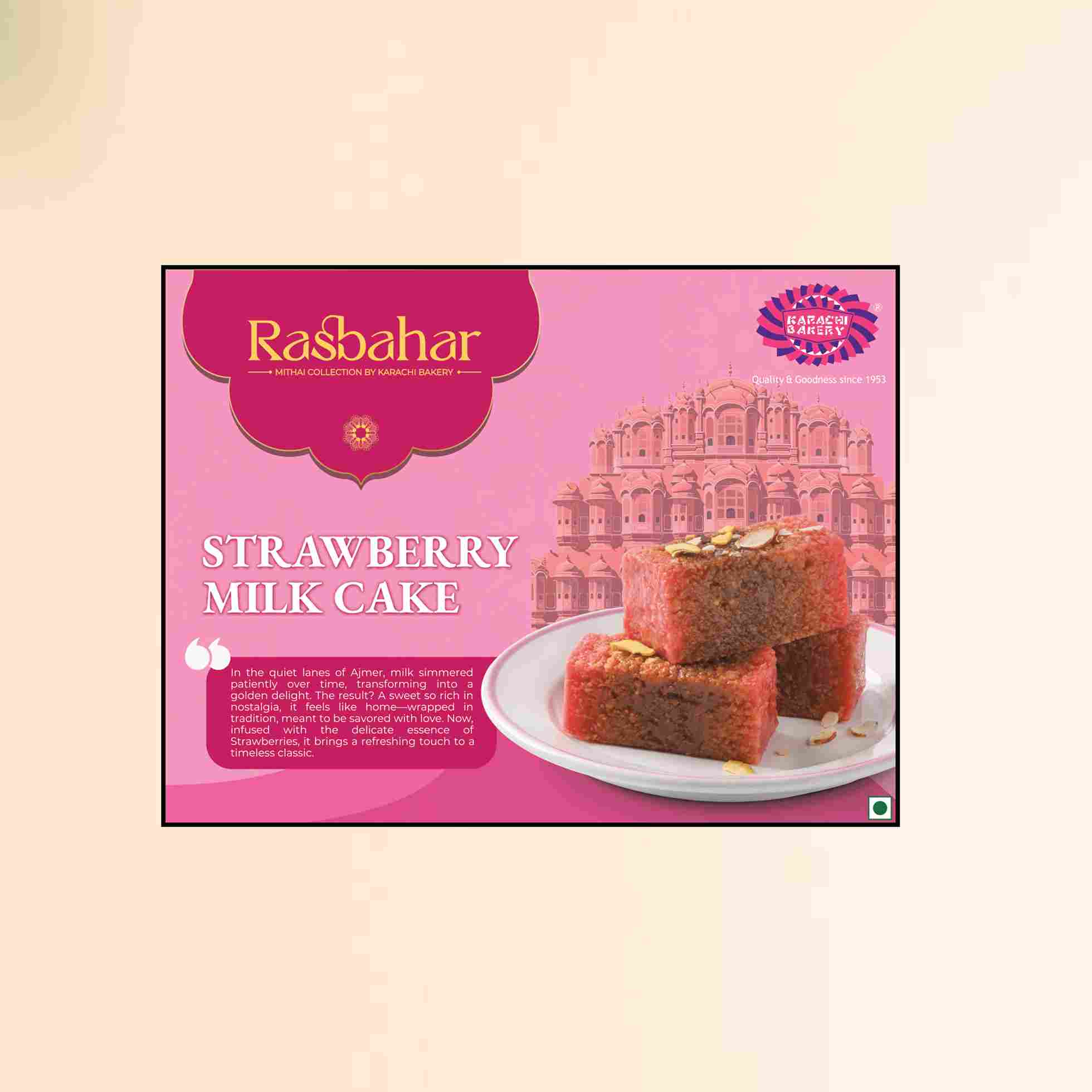 Strawberry Milk Cake 500g