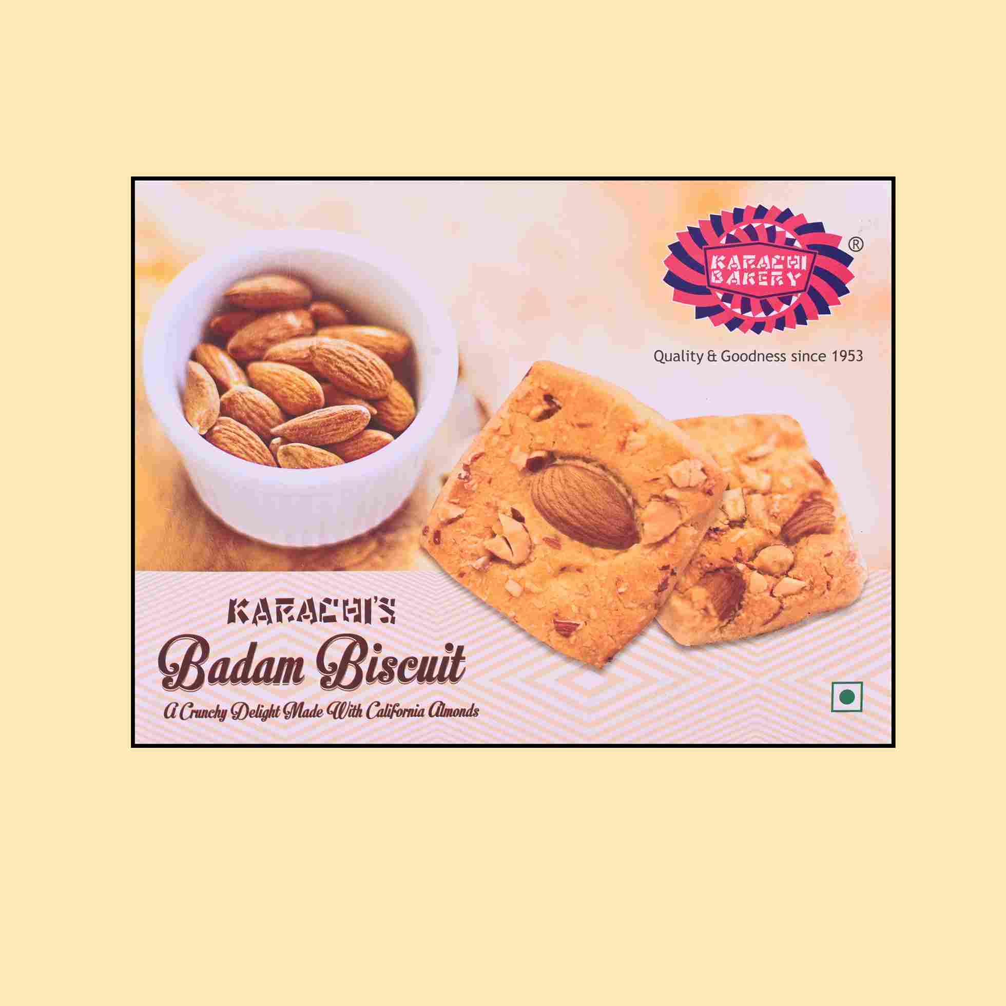 Badam Biscuit 300g Mrp 285(1 Case : 36 Boxes) U3