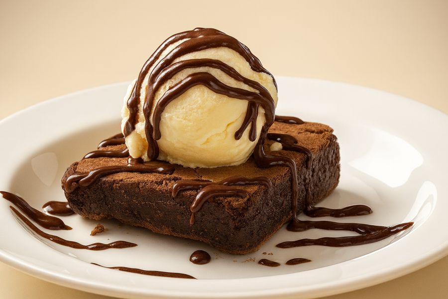 Brownie With Icecream (1 Scoops)