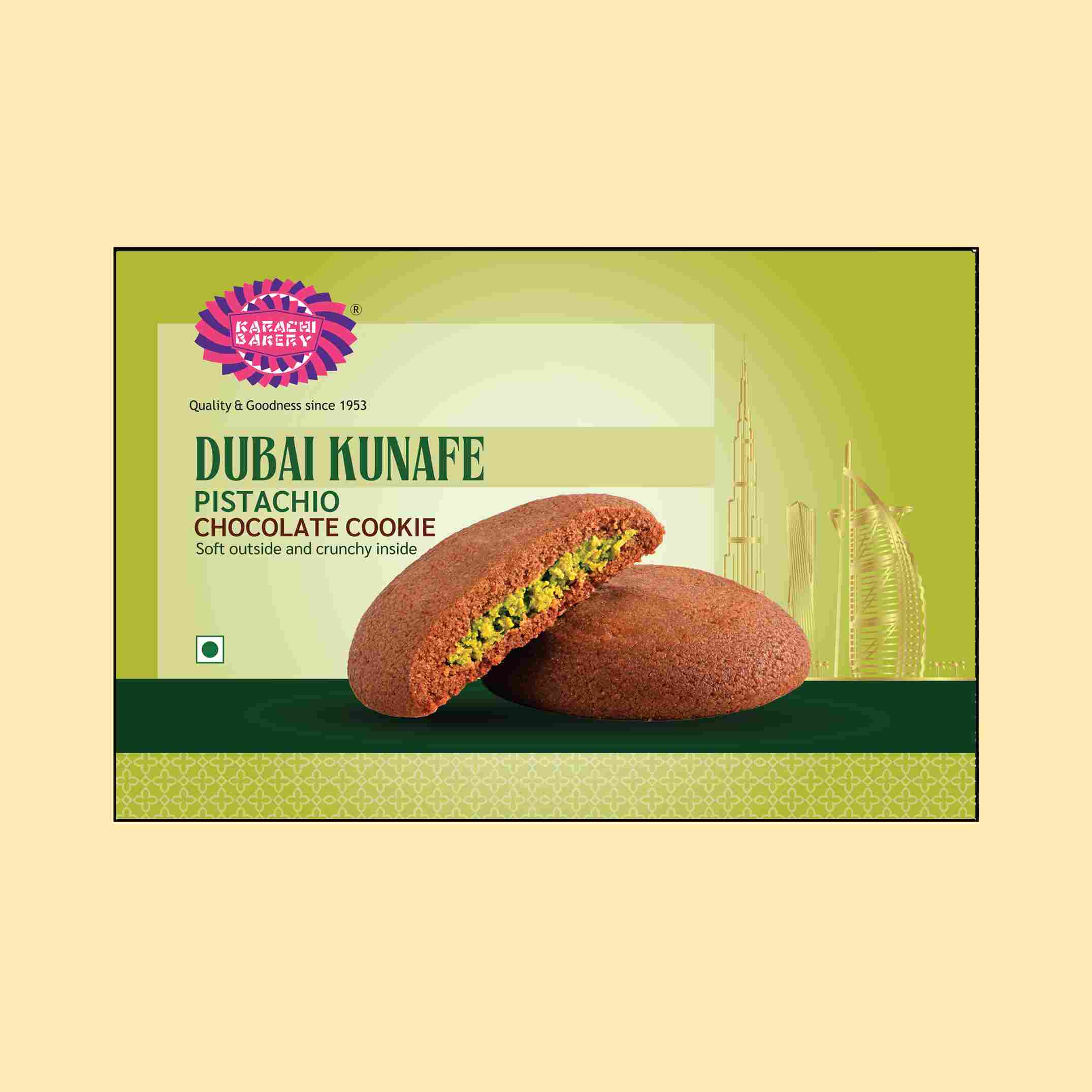 Dubai Kunafe Pistachio Chocolate cookie 250g