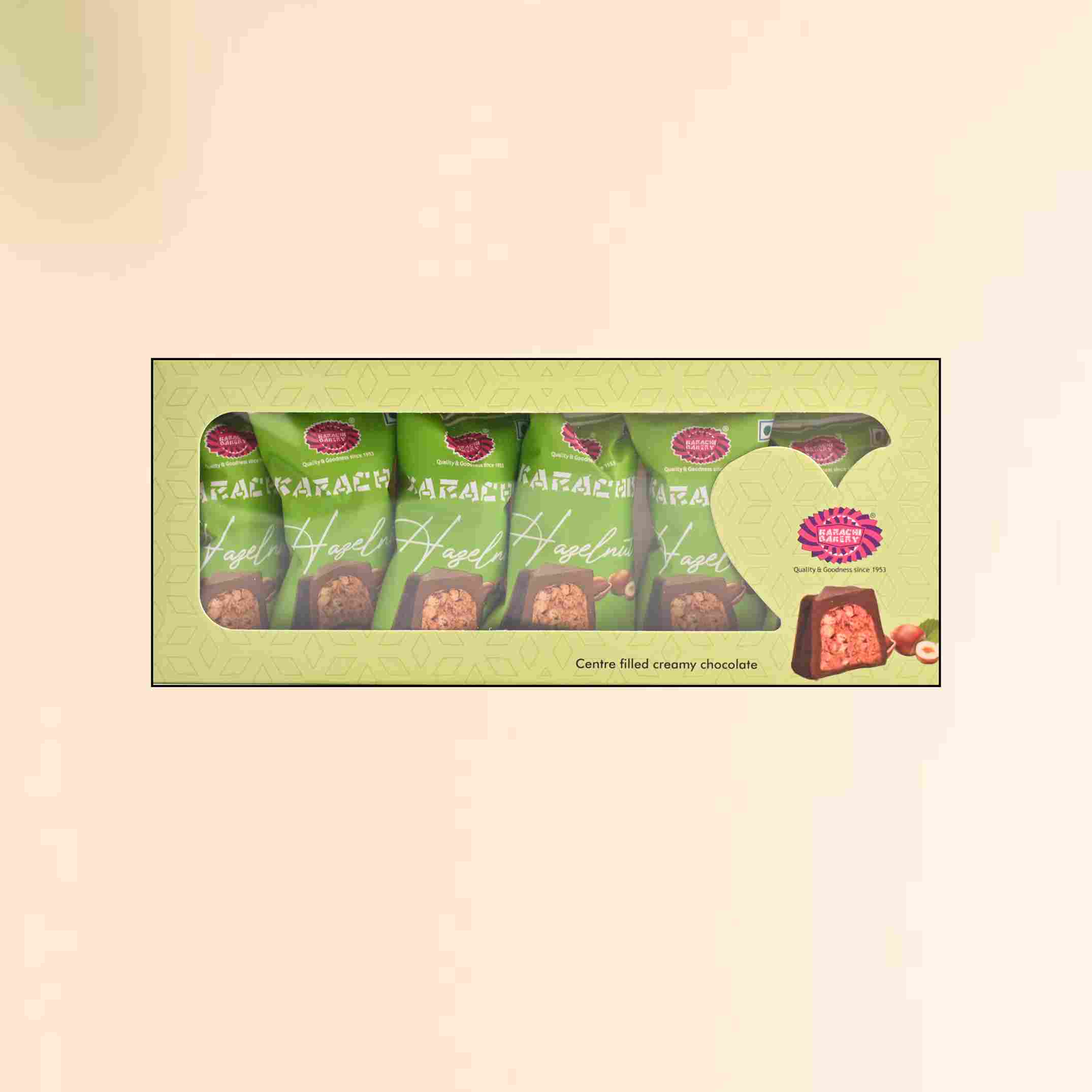 Karachi's Hazelnut Bon Bon 60g (6 Pc Box )