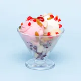 Fruit Salad with Ice Cream