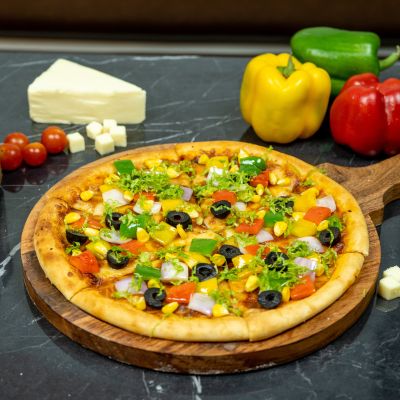 The Veggie Overload Pizza