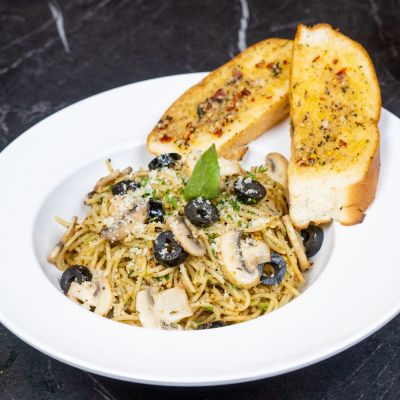 Mushroom Aglio Olio Pasta