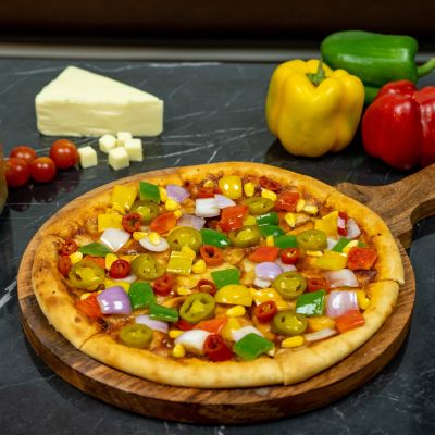 Fiery Veggie Inferno Pizza