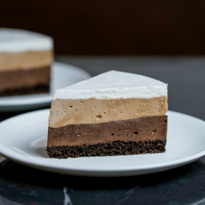 Trio Chocolate Mousse Cake