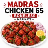 Madras Chicken 65 Boneless- 200 Gms
