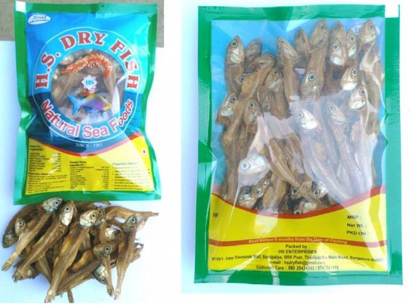 Dry Fish - Nethili / Anchovies - Small(80 Gms)