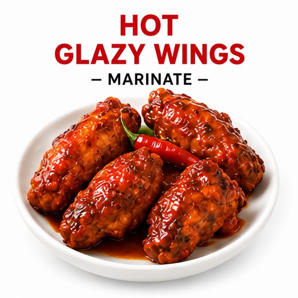 Hot Glazy Wings - 200 Gms