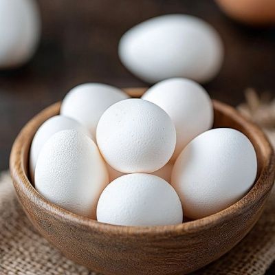 White Eggs - Pack Of 6