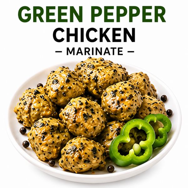 Green Pepper Chicken - 200 Gms