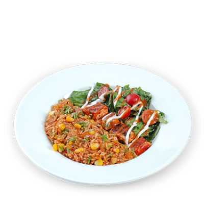 BBQ Paneer Loaded Rice Bowl