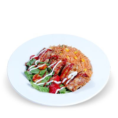 BBQ Chicken Loaded Rice Bowl