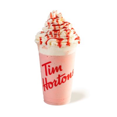 Strawberry Tims Shake (Served without whipped cream)