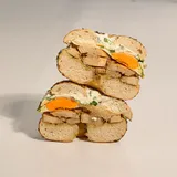 BBQ Chicken Scallion Bagel