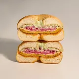 Masala Egg Bagel