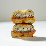 Lemon Pepper Smoked Salmon Bagel