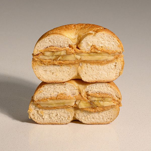 Peanut Butter Banana Bagel