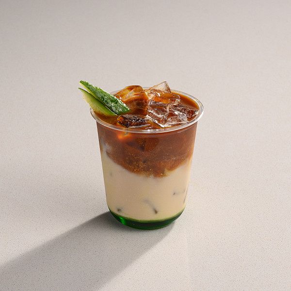 Pandan Iced Latte