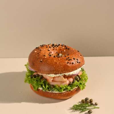 NOVA Salmon Bagel