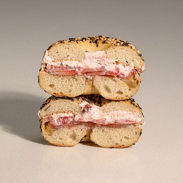 Maple Butter Strawberry CC Bagel