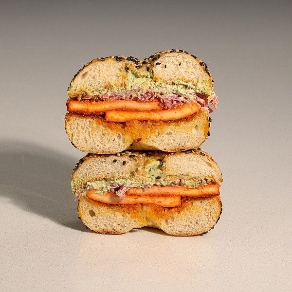 Paneer Tikka Bagel