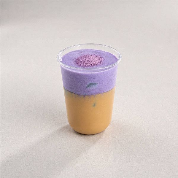 Purple Foam Latte